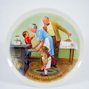 VTG. Edwin M Knowles China 'Joseph Csatari' Plate